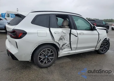 2023 BMW X3 xDrive30I из США, поврежденный, VIN 5UX53DP02P9P90738